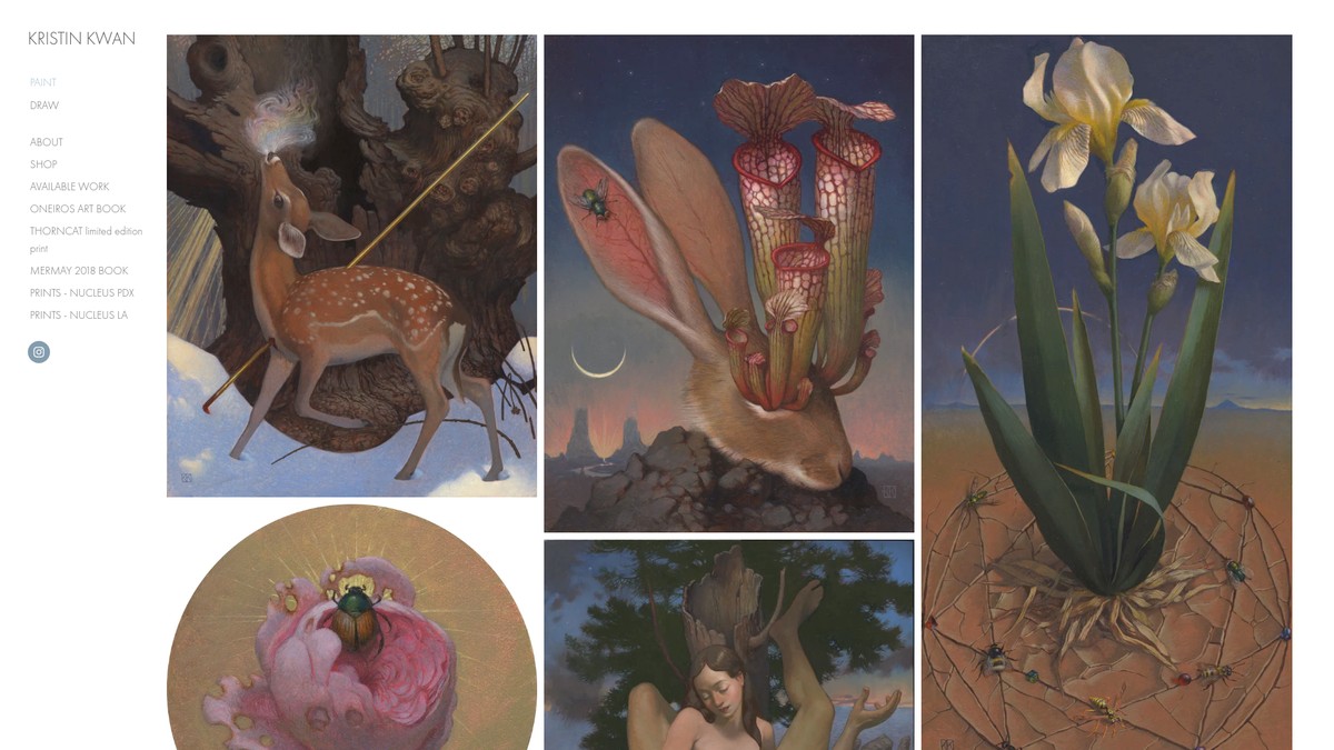 kristinkwan.com screenshot